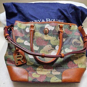 Dooney & Bourke Camden Camo Robertson Camo Duck Shoulder Bag